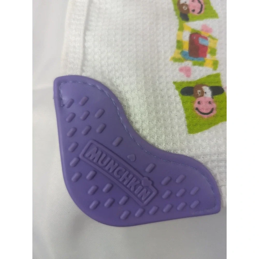 Munchkin Baby Teething Blanket Thermal Waffle Weave Lovey